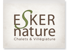 Odysseus Virksomhedsbeskrivelse kampagne Chalets with spa, sauna lake view - Esker Nature Chalets et Villégiature - Esker  Nature Chalets et Villégiature